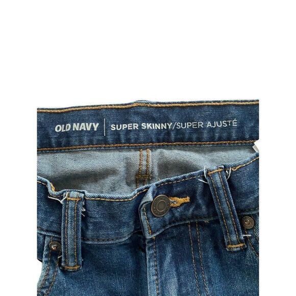 Old Navy Super Skinny Distressed Jeans Sz 30 - Picture 9 of 9